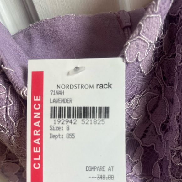 NWT Nordstrom French Connection lavender lace sleeveless dress Size 6/8 - Picture 2 of 9